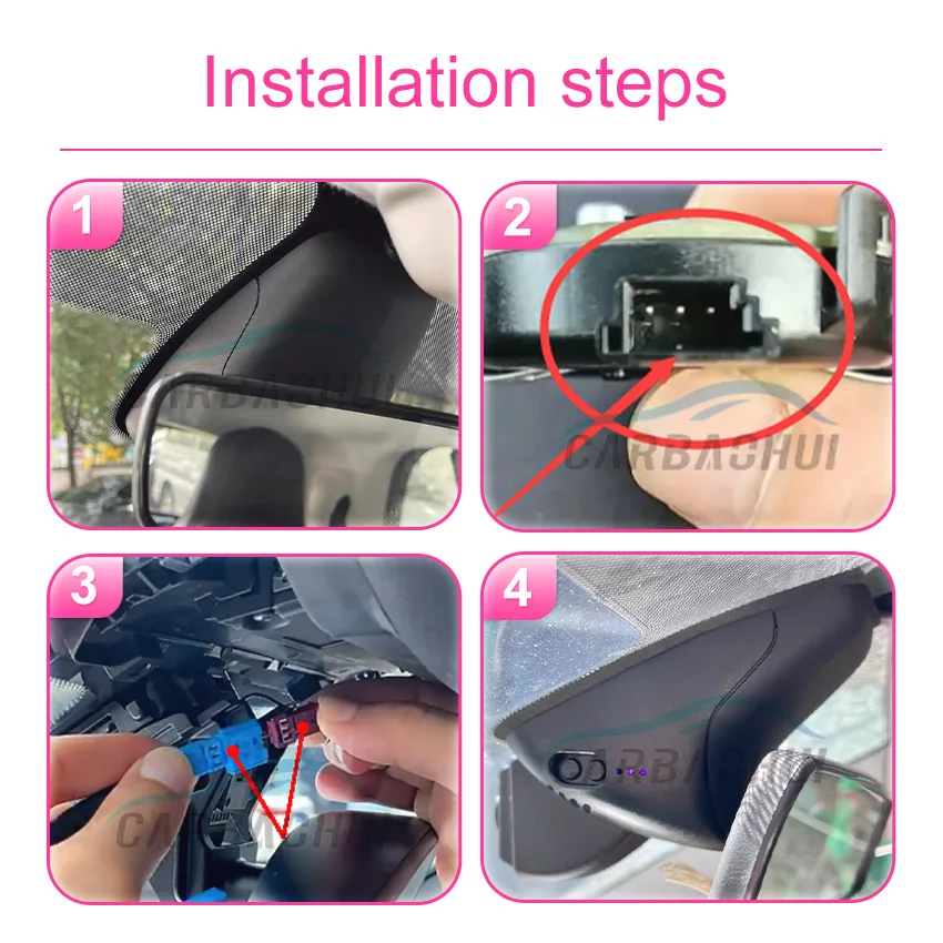 

Новинка! Видеорегистратор с Wi-Fi для Smart Fortwo 453, камера для Smart ForTwo 2018-2024, ночное видение, управление через приложение на телефоне
