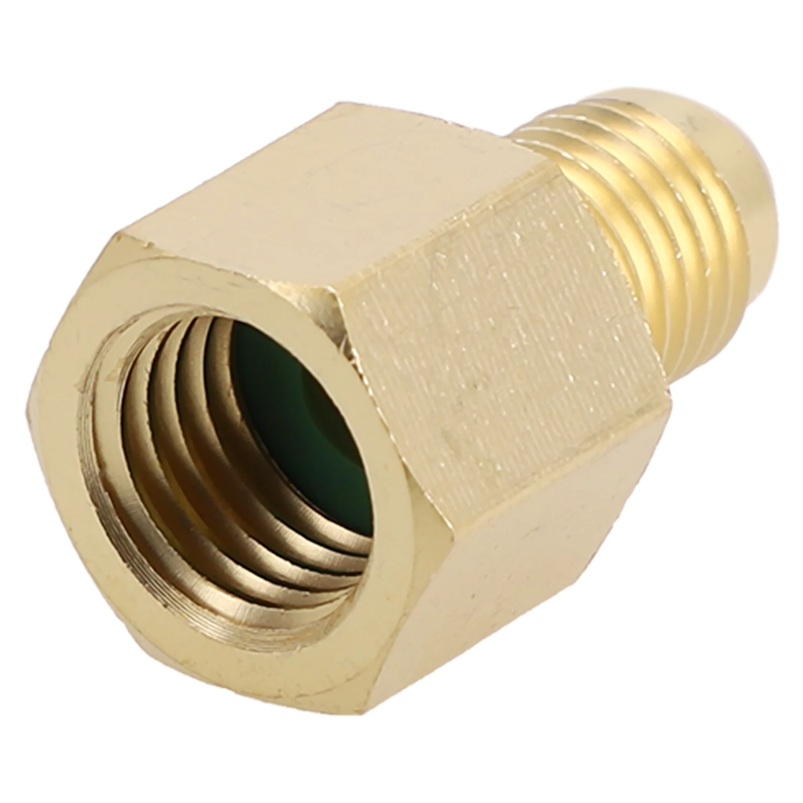 Sturdy R134A R12 Car Conditioner Adapter Quick Coupling 1/2 ACME Female 1/4 SAE Resistant to Aging and Easy to Install