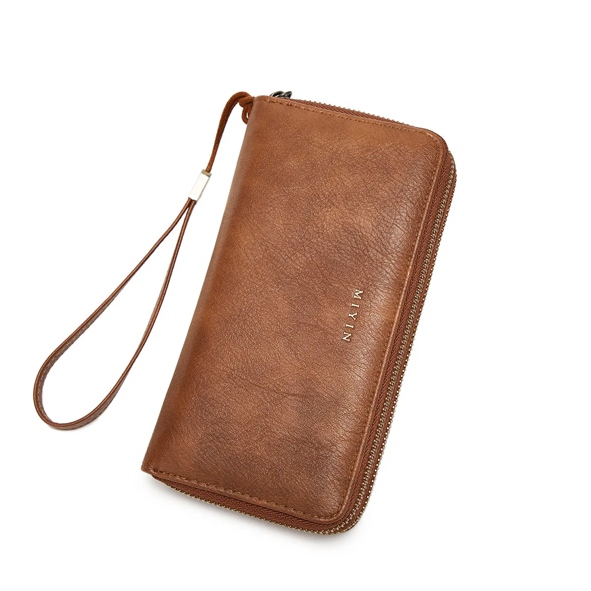 موضة المرأة محفظة طويلة بولي Leather جلد كبير السيدات الهاتف حقيبة المال محفظة نسائية للعملات المعدنية خمر سستة الإناث حقيبة صغيرة بطاقة الائتمان 2025