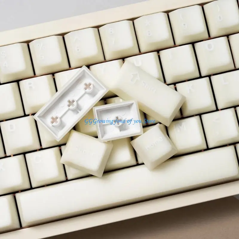 

H9EB 120 Original Profile Semi Transparent ABS Keycap Double Shot Key Cover for Keyboards