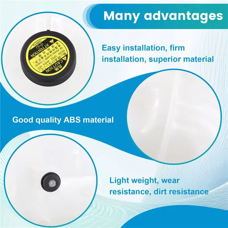 16470-75121,16480-75070 Car Coolant Reservoir Tank Radiator Tank Water Bottle For Toyota Hiace 2005-2010-ABQF