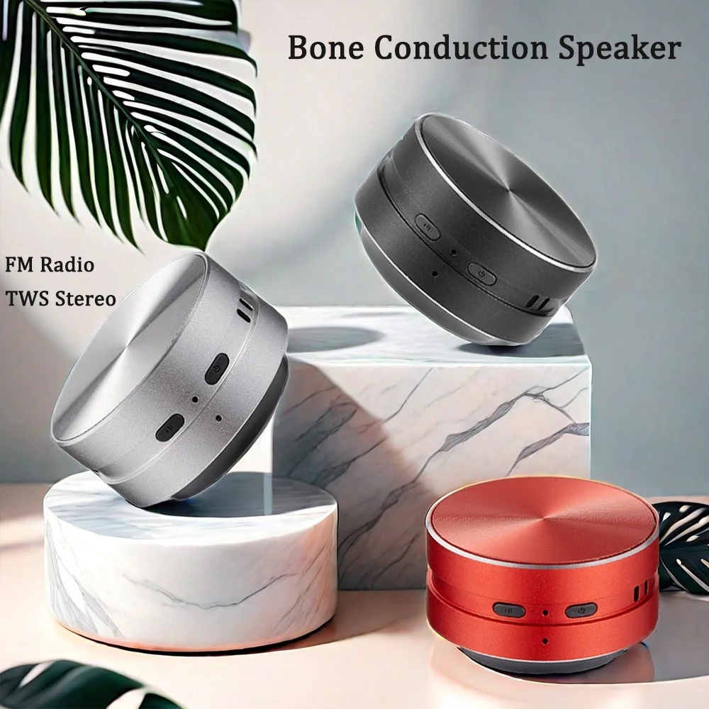 Hot Hummingbird Bone Conduction Speaker Bluetooth-Compatible TWS Wireless Sound Box Portable Mini Stereo Speakers Dropshipping