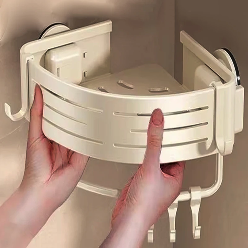 Pas besoin de percer une ventouse, étagère de salle de bain, support de rangement de shampoing et de maquillage, organisateur de cuisine, étagère murale