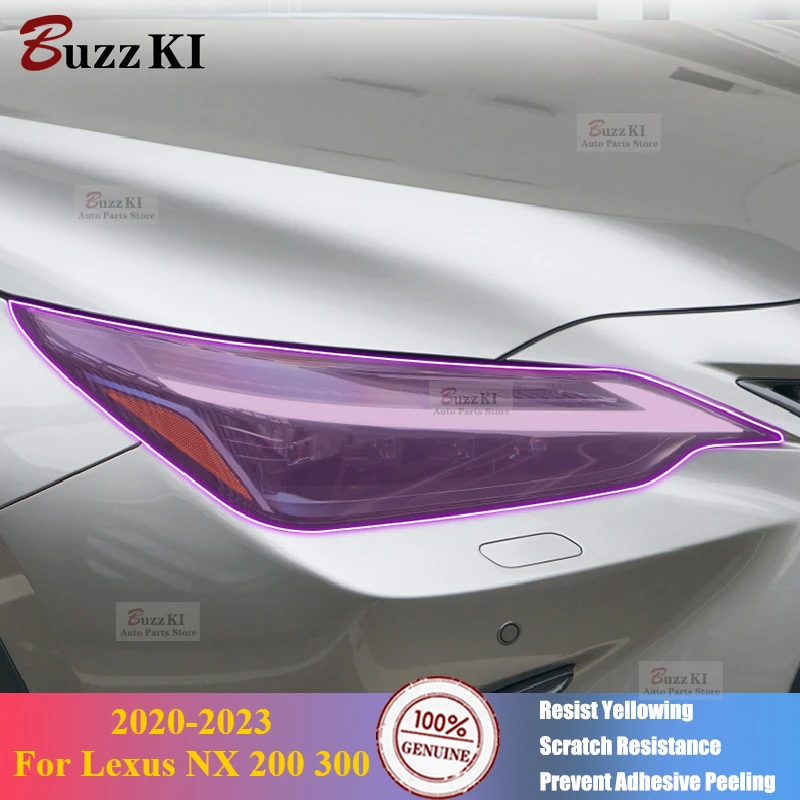 

For Lexus NX 200 300 2022-2023 Car Exterior Film TPU Headlamps Protective film Anti scratch Repair membrane Smoked headlight
