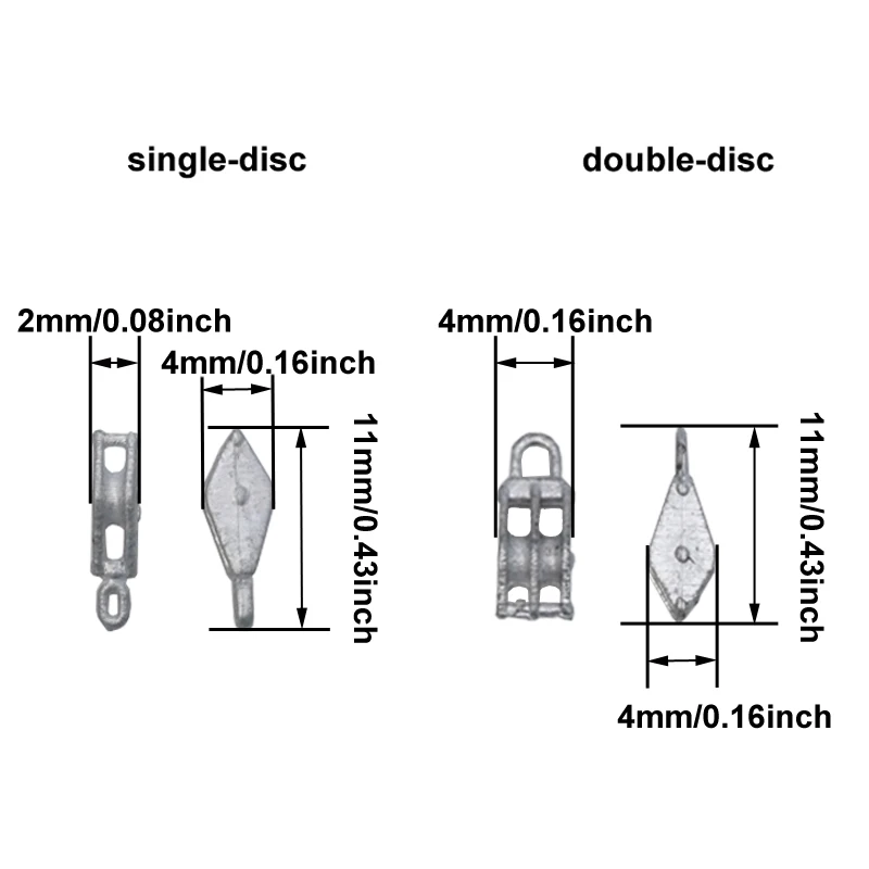 Roue de poulie Miniature en alliage, Simulation en forme de diamant, poulies à disque unique/Double disque pour la construction de navires modèles, artisanat de bricolage, 12 pièces