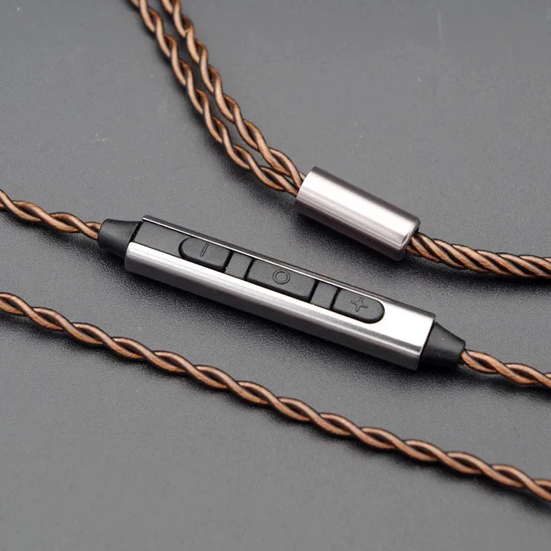 MMCX-Kopfhörer-Upgrade-Kabel aus Sauerstofffreiem Kupfer mit Inline-Mikrofon & Lautstärkeregelung Typ-C Digitales Audio-Dekodierungskabel für Smartphones – Detail 4