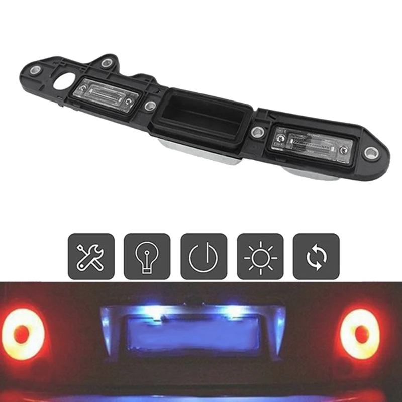 1T0827574L Rear Trunk Lid Tailgate Shake Handle Bar License Light Plate Switch Parts For VW Golf Plus Jetta Passat B6 Touran