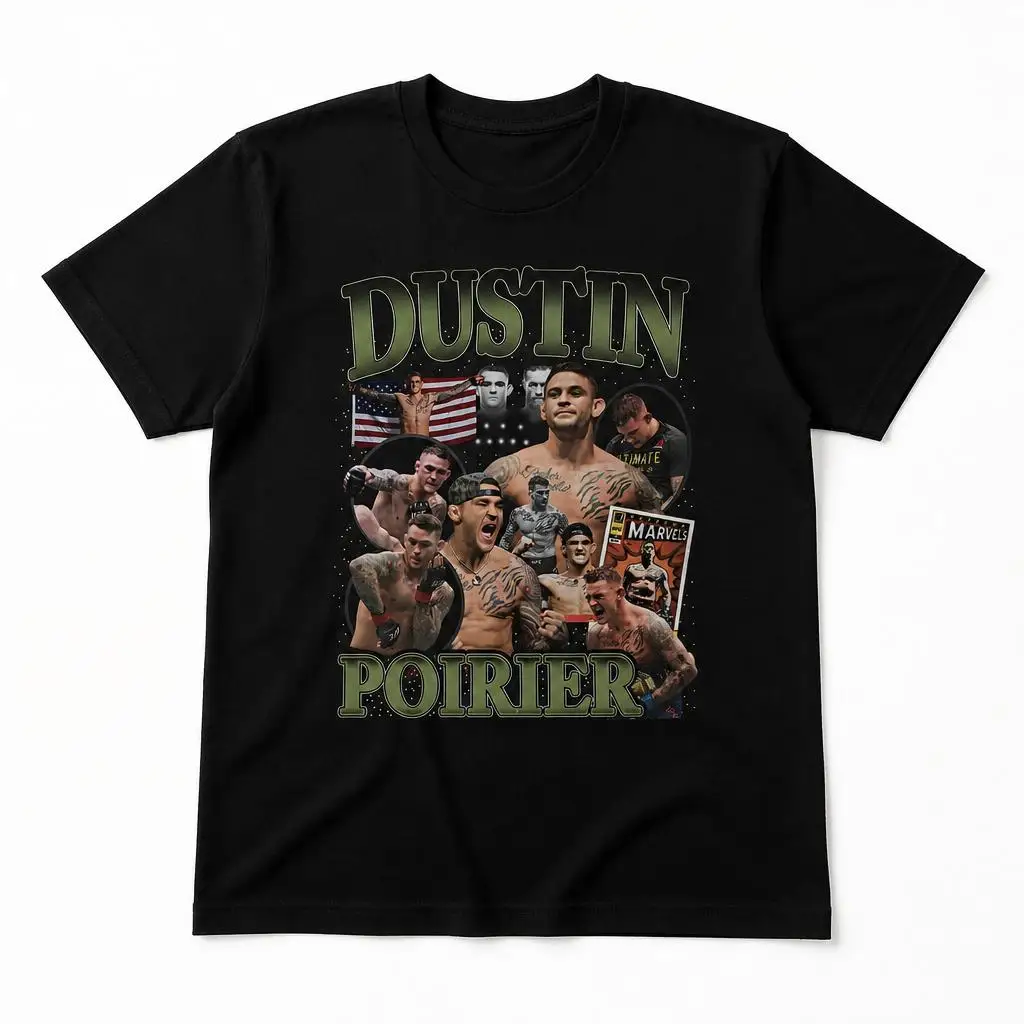 Dustin Poirier The Diamond Vintage Men T Shirt 100% Cotton Clothing Fun Short Sleeve Tee Gift T-Shirts