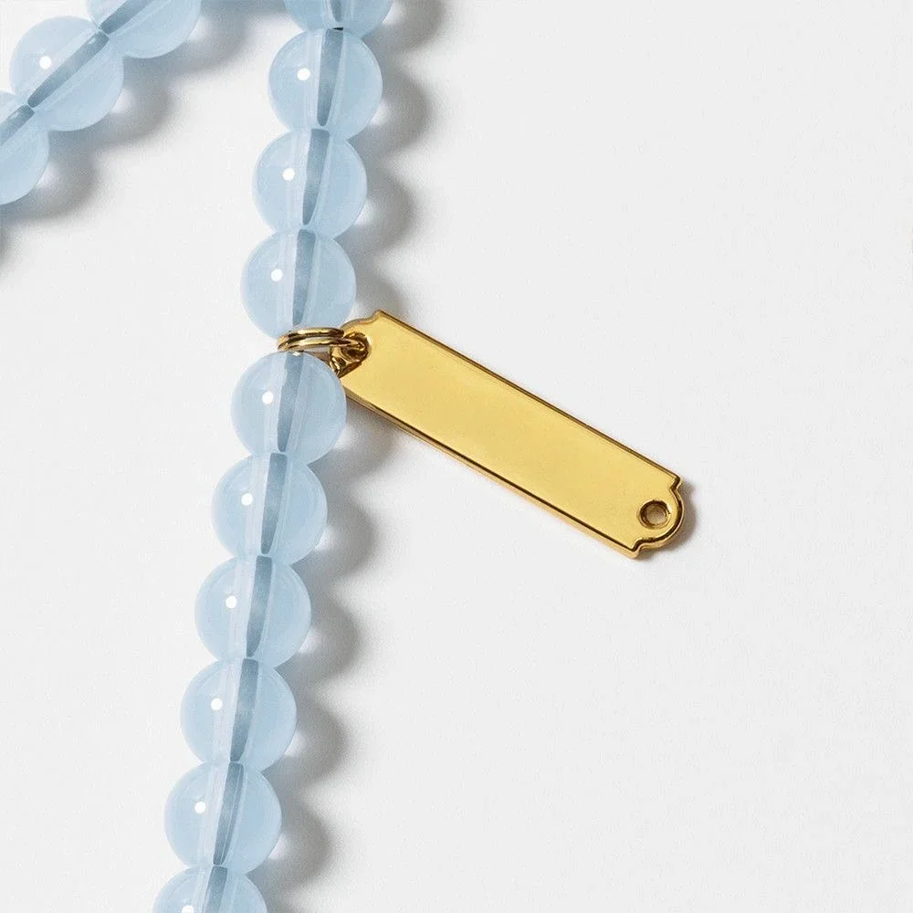 Blue Bead Pearl Pendant Universal Beads Charm Short Chain Mobile Phone Straps for IPhone Lanyard Bracelet for Samsung Galaxy