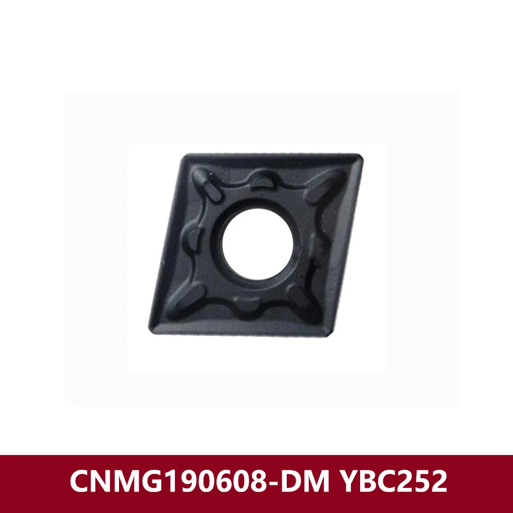 Original CNMG190608-DM YBC252 Carbide Inserts For Steel CNMG190608 CNMG 190608 DM CNMG642-DM CNC Cutting Tool Holder CNMG1906