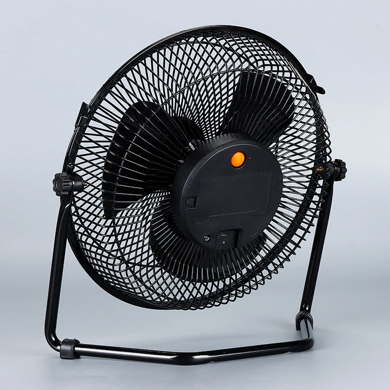 Ventilatore elettrico solare portatile senza fili di grandi dimensioni ventilatore da pavimento con ricarica esterna ventilatore da appoggio per uso