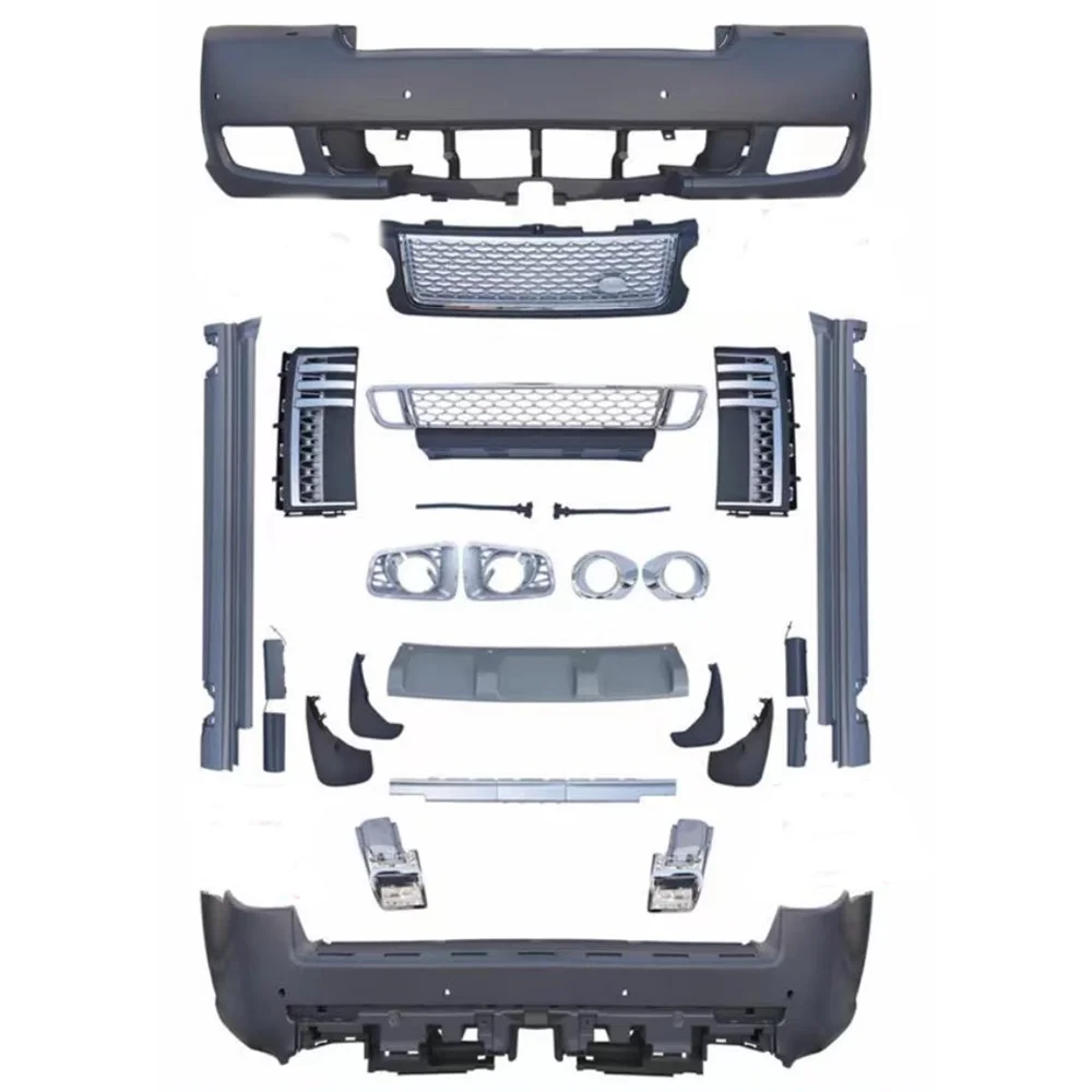 Autobiography Style Full Conversion Body Kit Front Bumper Rear Diffuser Fit 2005-2012 Range Rover Vogue L322