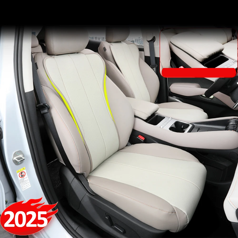 

For 2025 BYD ATTO 3 Yuan Plus Nappa Leather Semi Surround Seat Cushion Specialized Car Seat Cushion Breathable Seat Cover