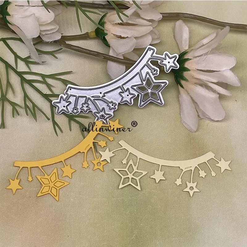 

New Star banner strip Metal Cutting Dies Stencils For DIY Scrapbooking Decorative Embossing Handcraft Die Cutting Template