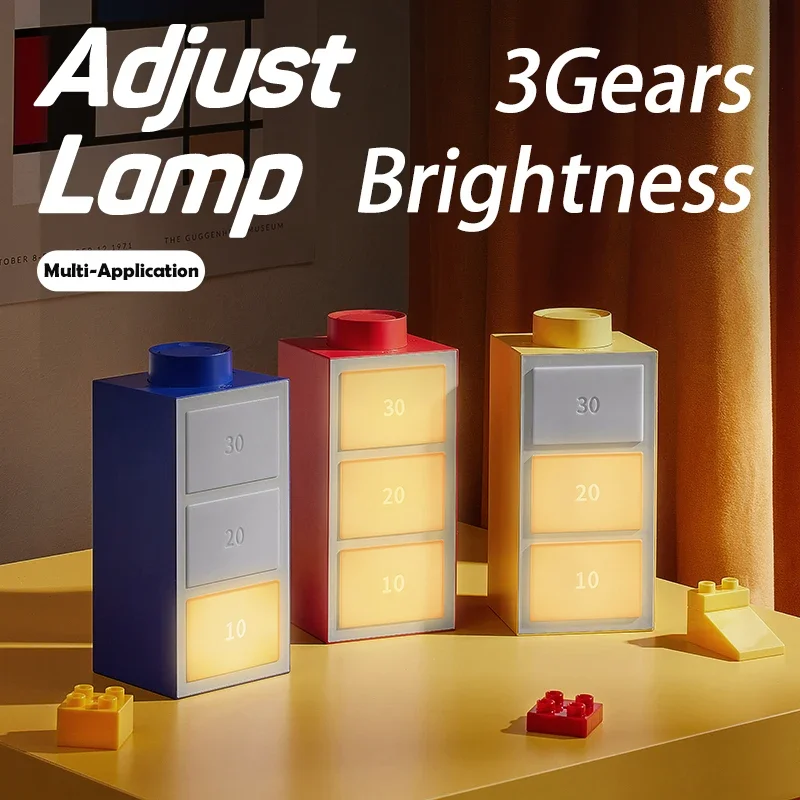 PowerUP 3Mode RGBCW Night Light&Rhythm Battery Indicator Design Symphony Pick Up Sound Control Music Ambient Light for Desk/Kids