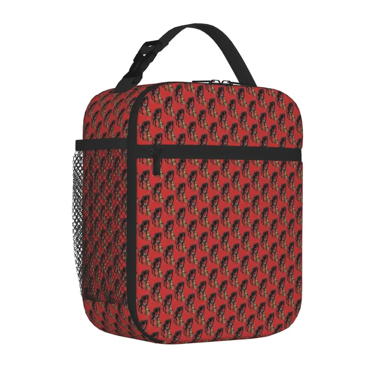 Hot Sale Merry Christmas From Krampus! Industrial Style Leakproof Lunch Bag Fishing Trip Reusable Lunch Bag