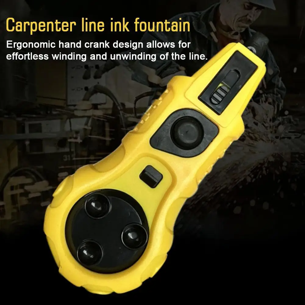 Construction Ink Fountain Scribe Automatic Take-up Mini Tool Callback Kit Line String Woodworking Marker Chalk Reel I4R6