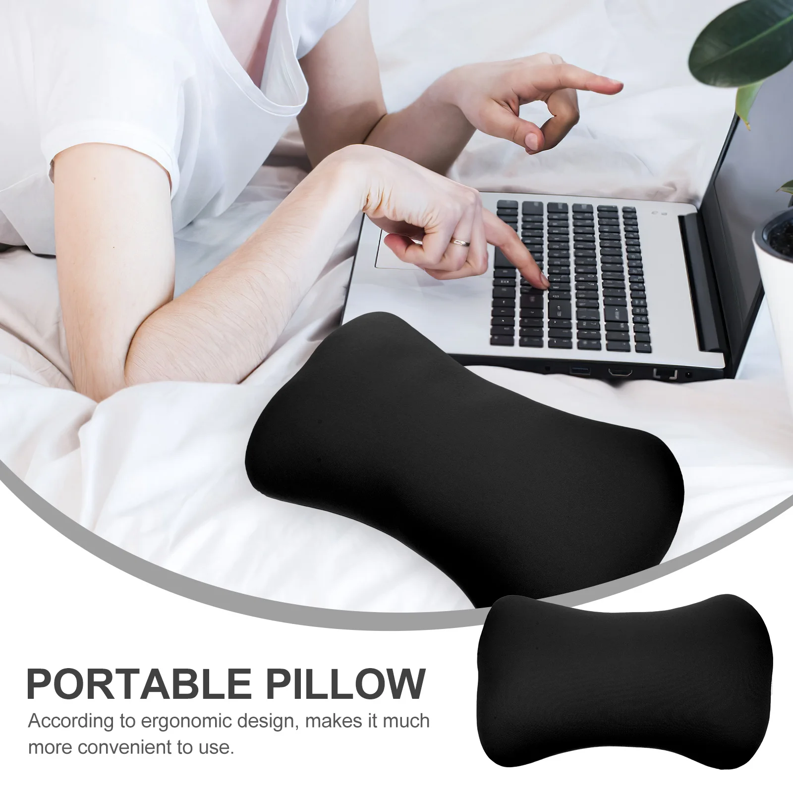 

Portable Mini Pillow Premium Quality Ergonomic Design for Neck Support Outdoor Camping Travel Home Office Use Comfortable Bone