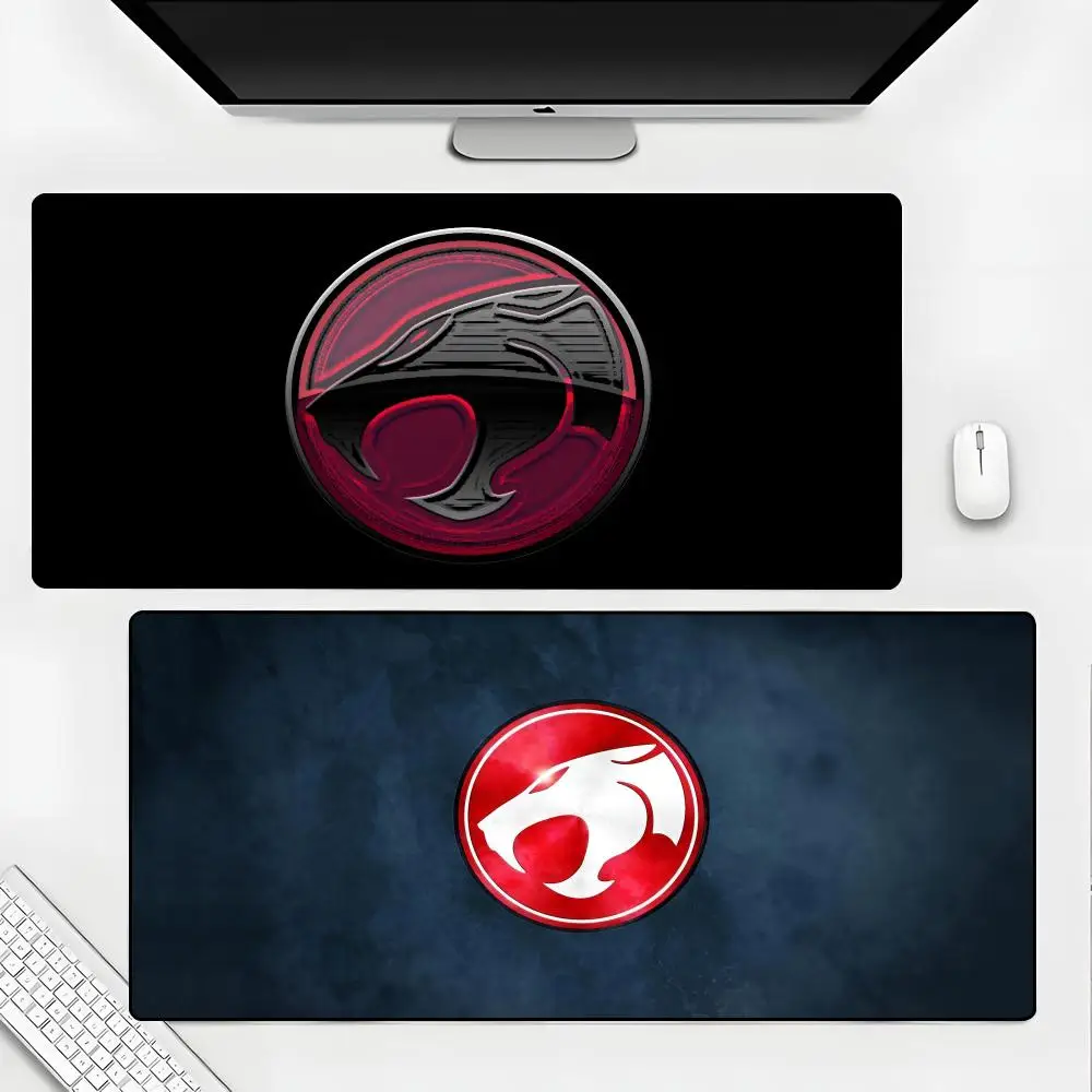 T-Thunder Cat Mouse Pad Rubber Mat Laptop Xxl Mousepad Notebook Gamer Computer Table Gaming Accessories