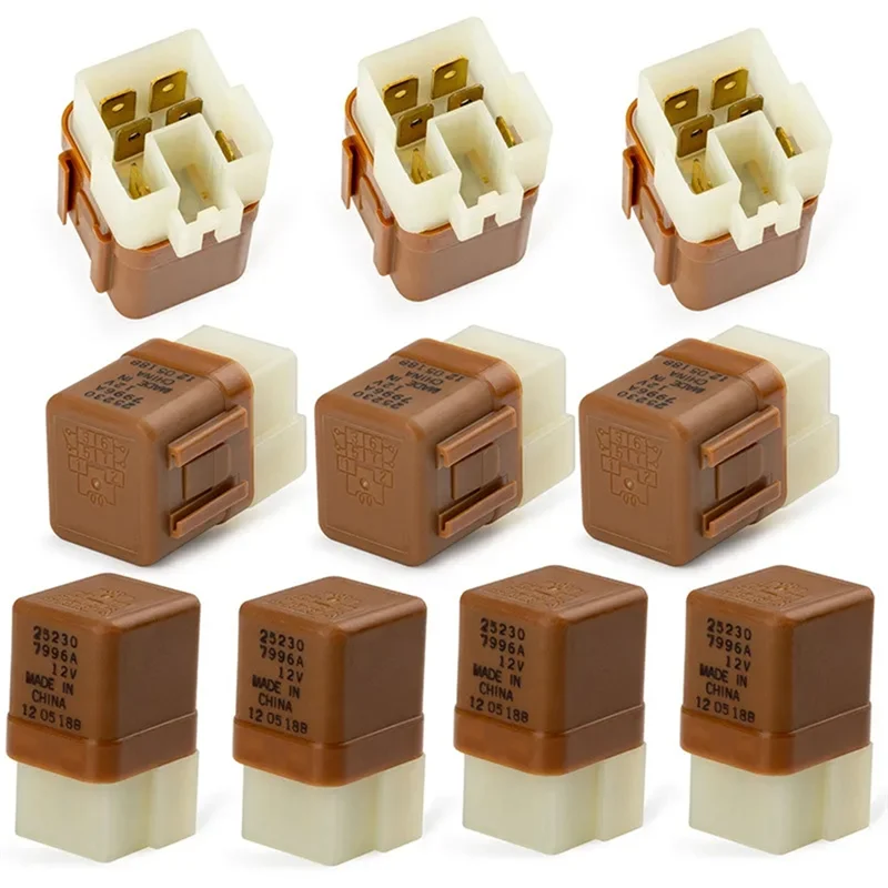

10PCS New 6-Pins 12V Car Relay For Nissan For Infiniti Various Models 25230-7996A 25230-79963 25230-C9963 25230 7996A-A93R