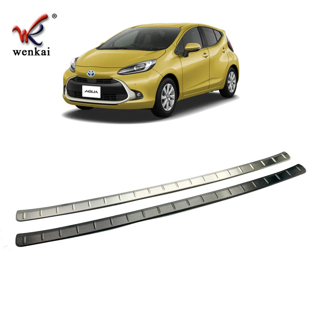 

Car Accessories FOR Toyota Aqua 2021 2022 2023Door Sill Rear Bumper Protector Sill Trunk Tread Plate Trim Car stickers