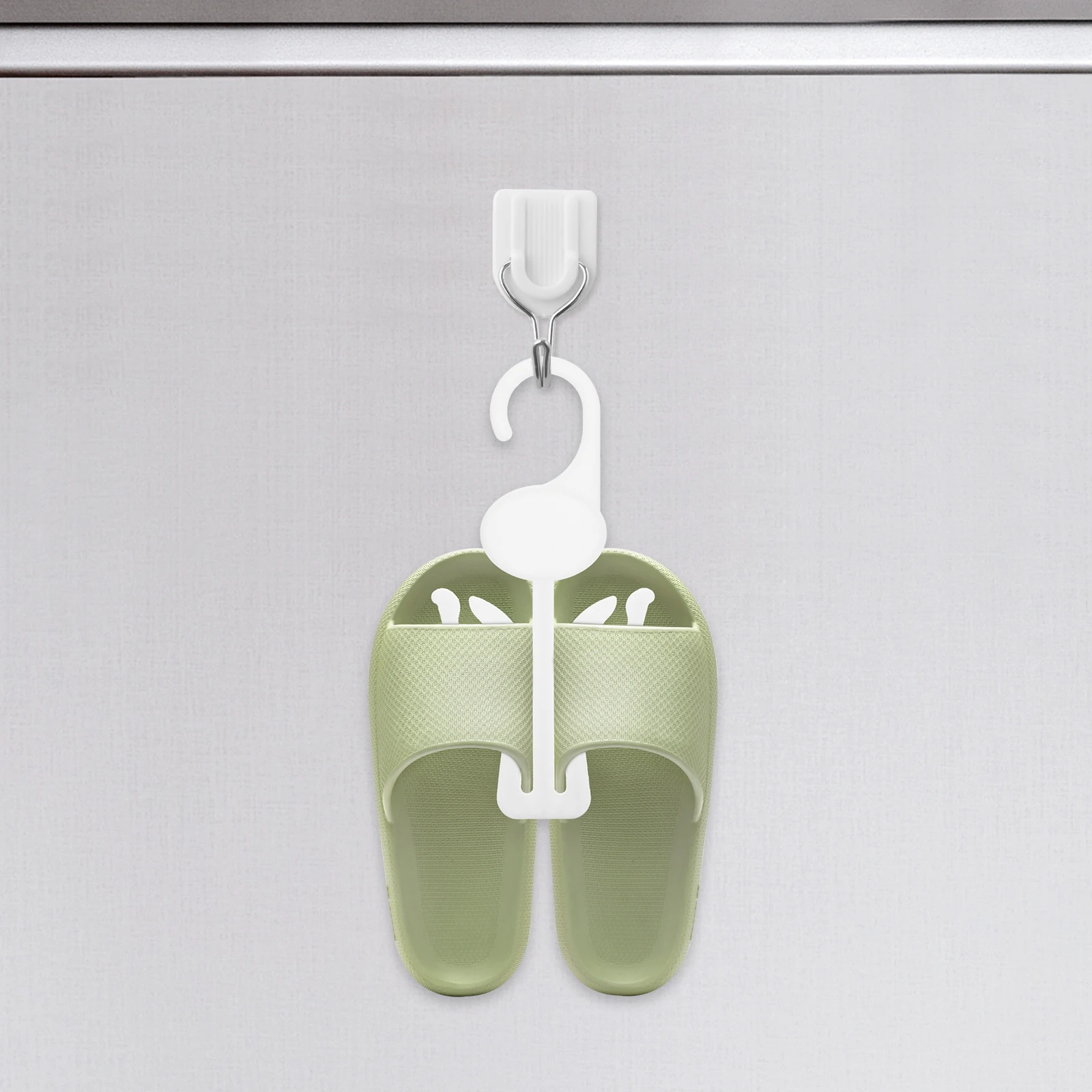 

30pcs Shoe Rack Hooks Plastic Slippers Drying Display Household Organizer Hangers Decorative Stable Travel Suitable