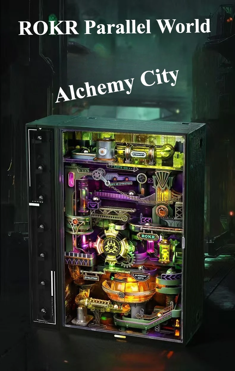 

New Product ROKR Parallel World Alchemy City DIY Miniature City Model Toy for Children and Adults Perfect for Collection Gift