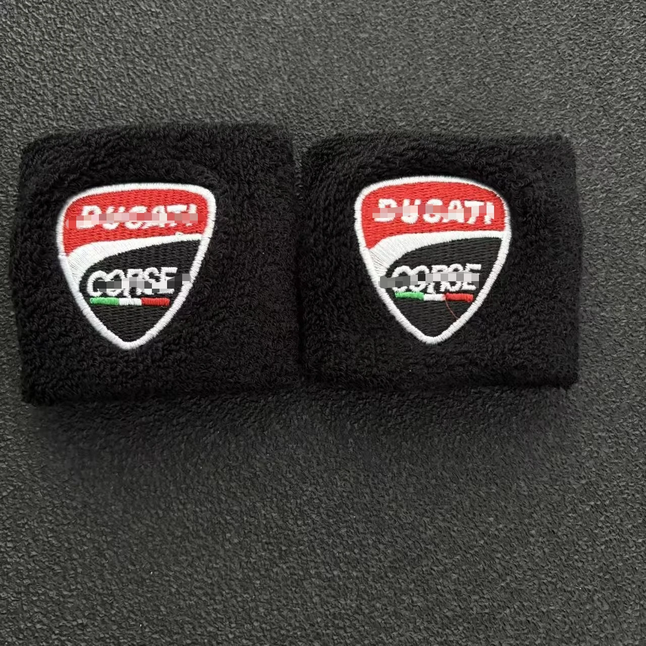 Motorcycle Embroidery Front Fluid Oil Brake Reservoir Sock Cover For Ducati Monster 695 696 795 796 Panigale Diavel V2 Scrambler