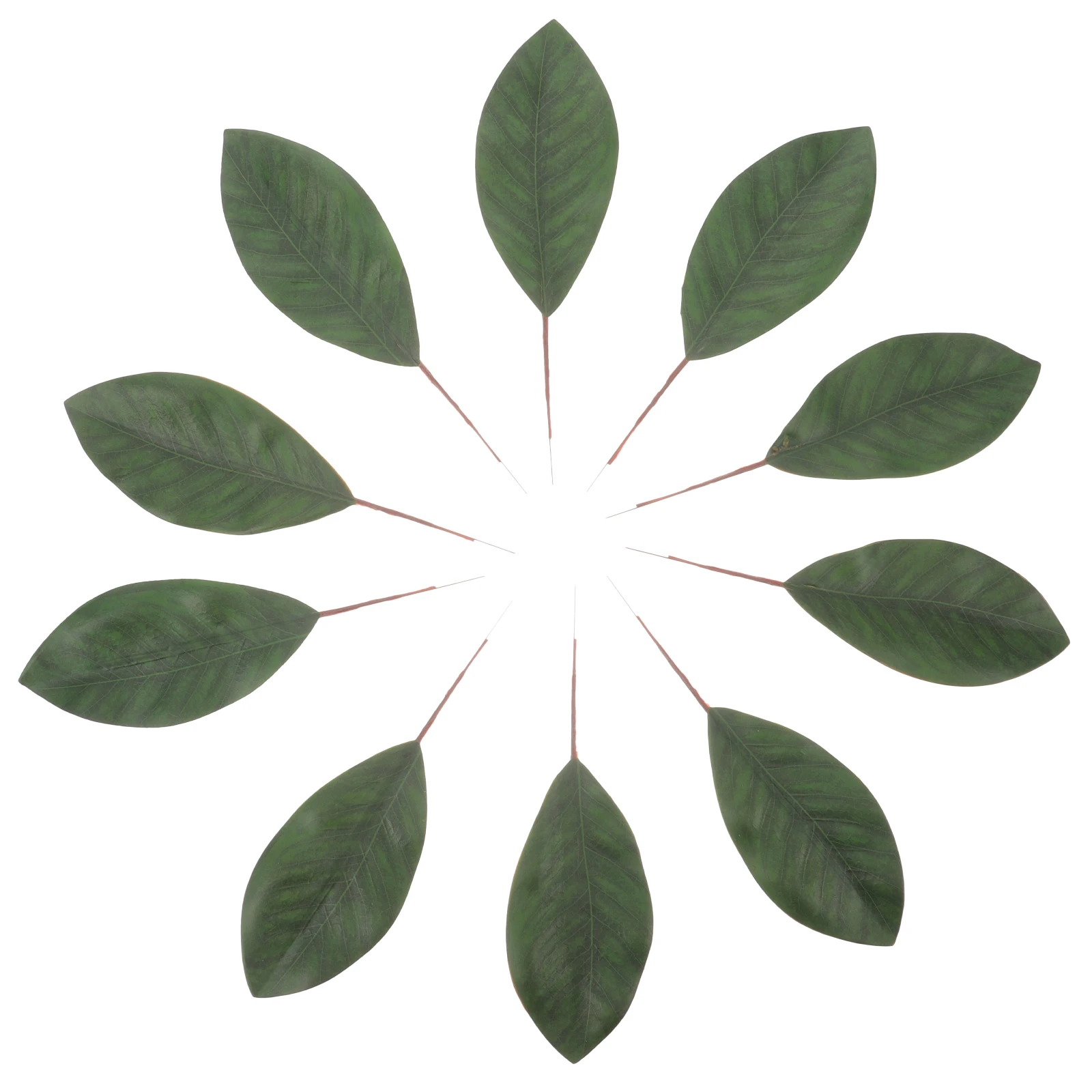 

10pcs Artificial for Flower Arrangement Greenery Decor Wedding Party Jungle Leave Decor Theme Accessories Props