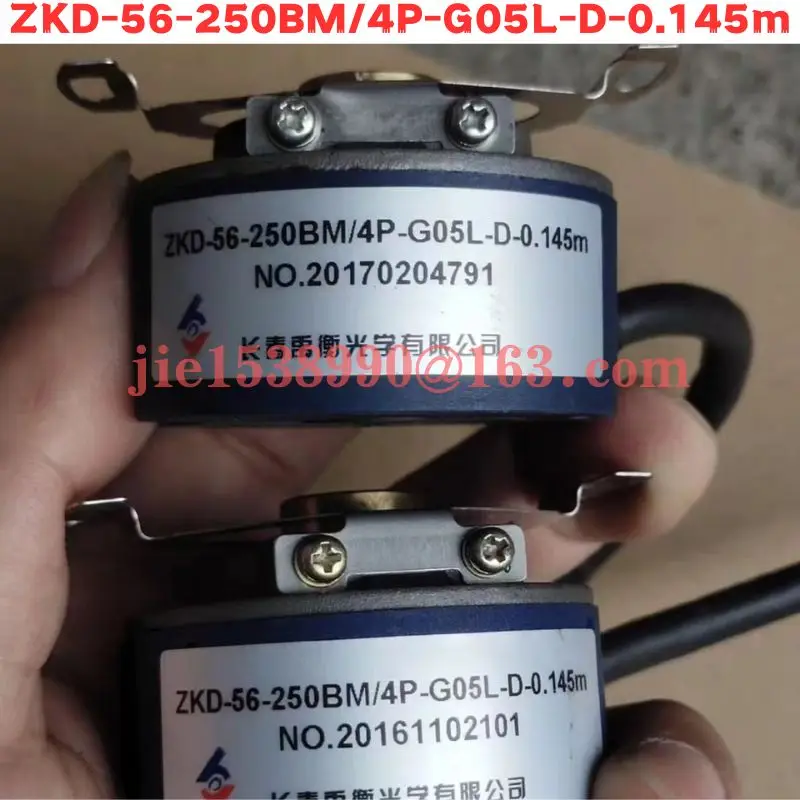 Used Encoder ZKD-56-250BM/4P-G05L-D-0.145m  Normal Function Tested OK