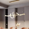Anillo de luces led para decoración del hogar, lámparas colgantes modernas para sala de estar, comedor, iluminación interior 6