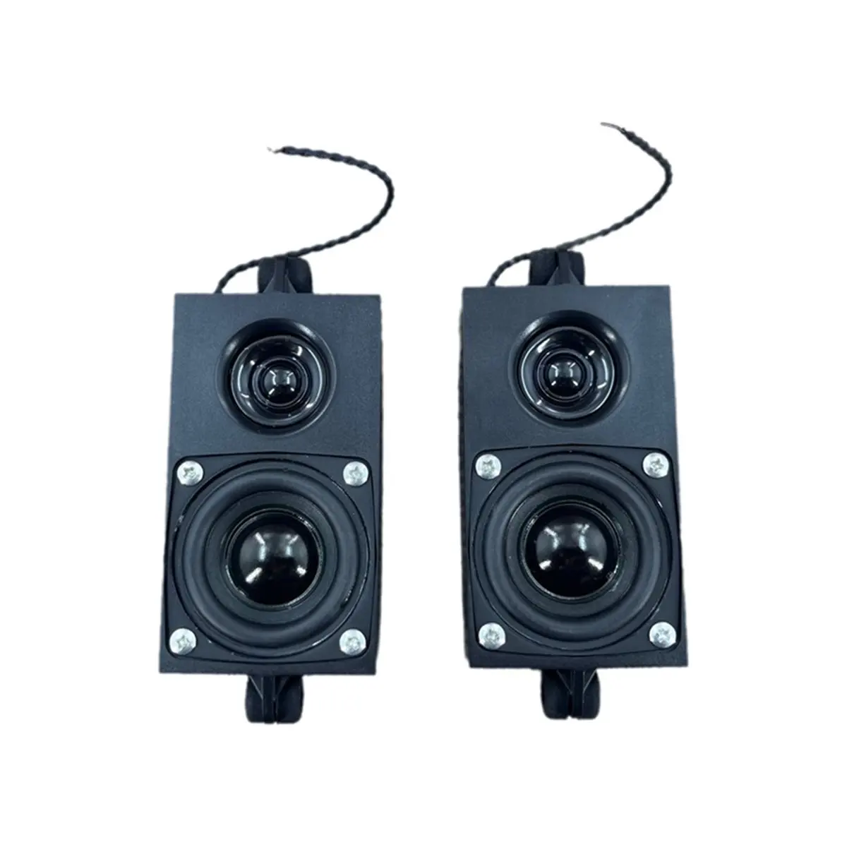 2PCS 2 Inch 8 Ohm 8 Watt Magnetic Subwoofer Mini Two-Way Passive Speakers for High-Quality Audio Experience