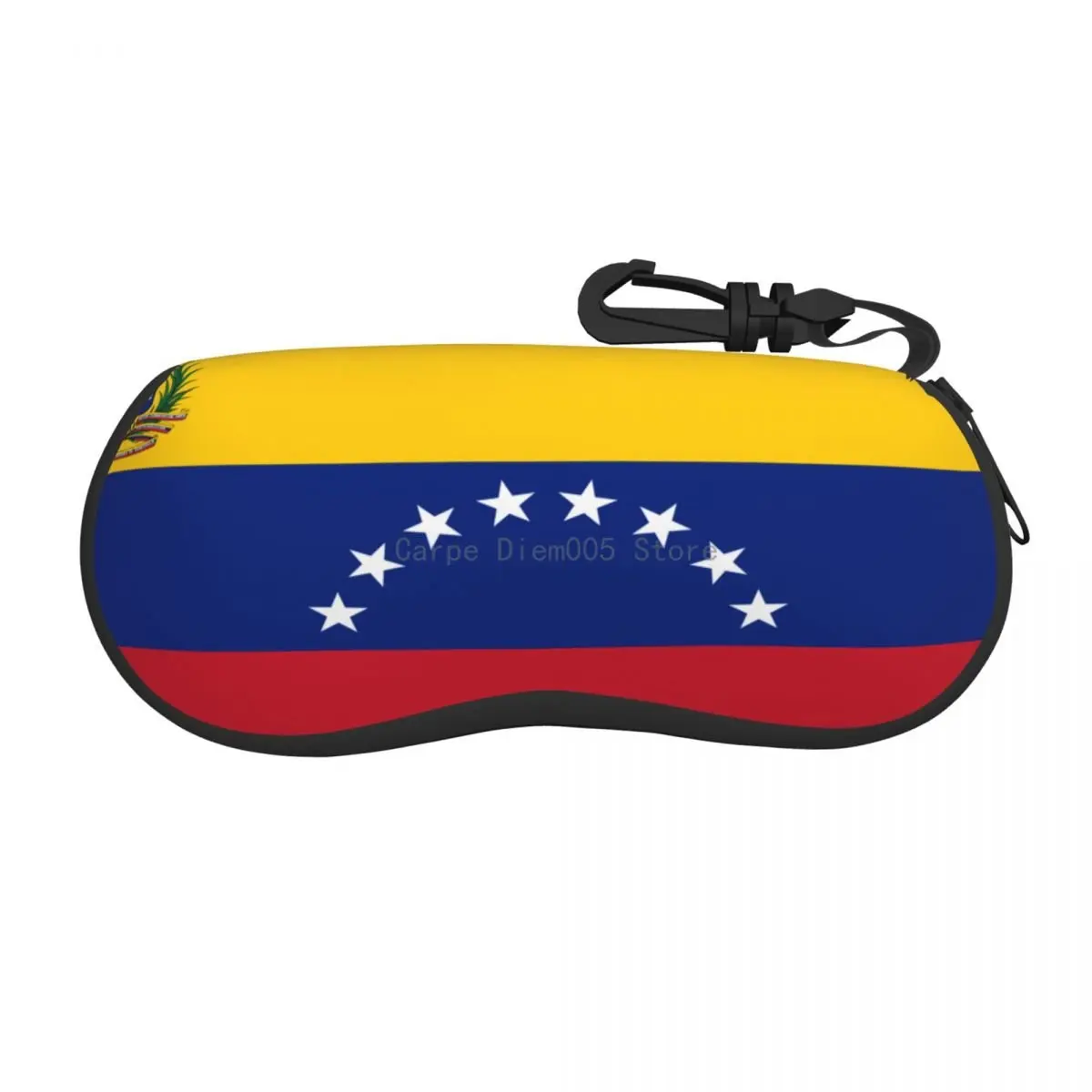 Borsa per occhiali Unisex custodia protettiva bandiera del Venezuela scatola per occhiali da sole portatile scatola per occhiali da lettura