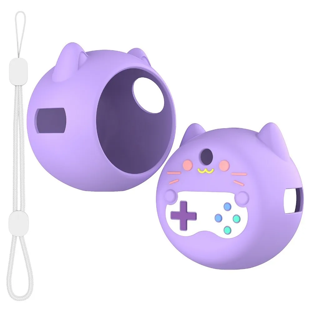 

Silicone Protective Case Soft Anti-Scratch Protective Cover Cat Shape Anti Fall Game Accessories for Punirunes