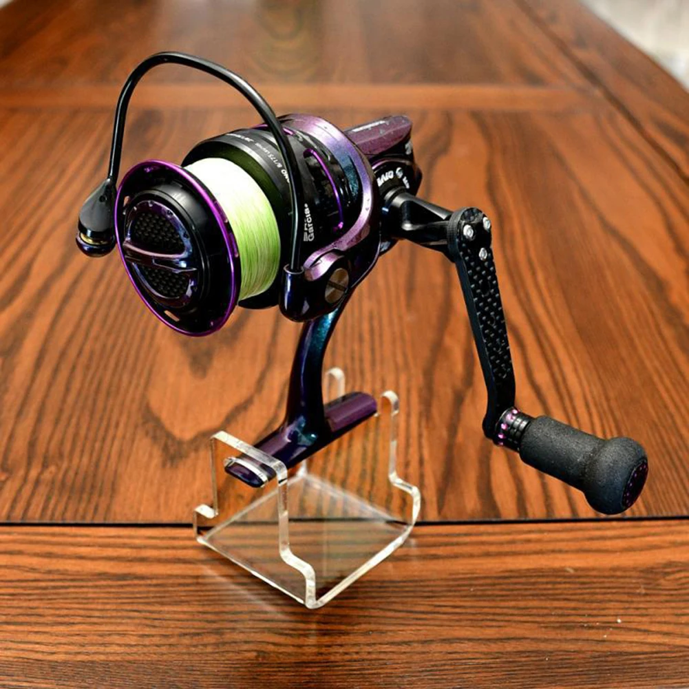 Fishing Reel Collection Placement Fishing Tackle Display Stand Shelf Stand Baitcasting Reel Showing Collection Placement