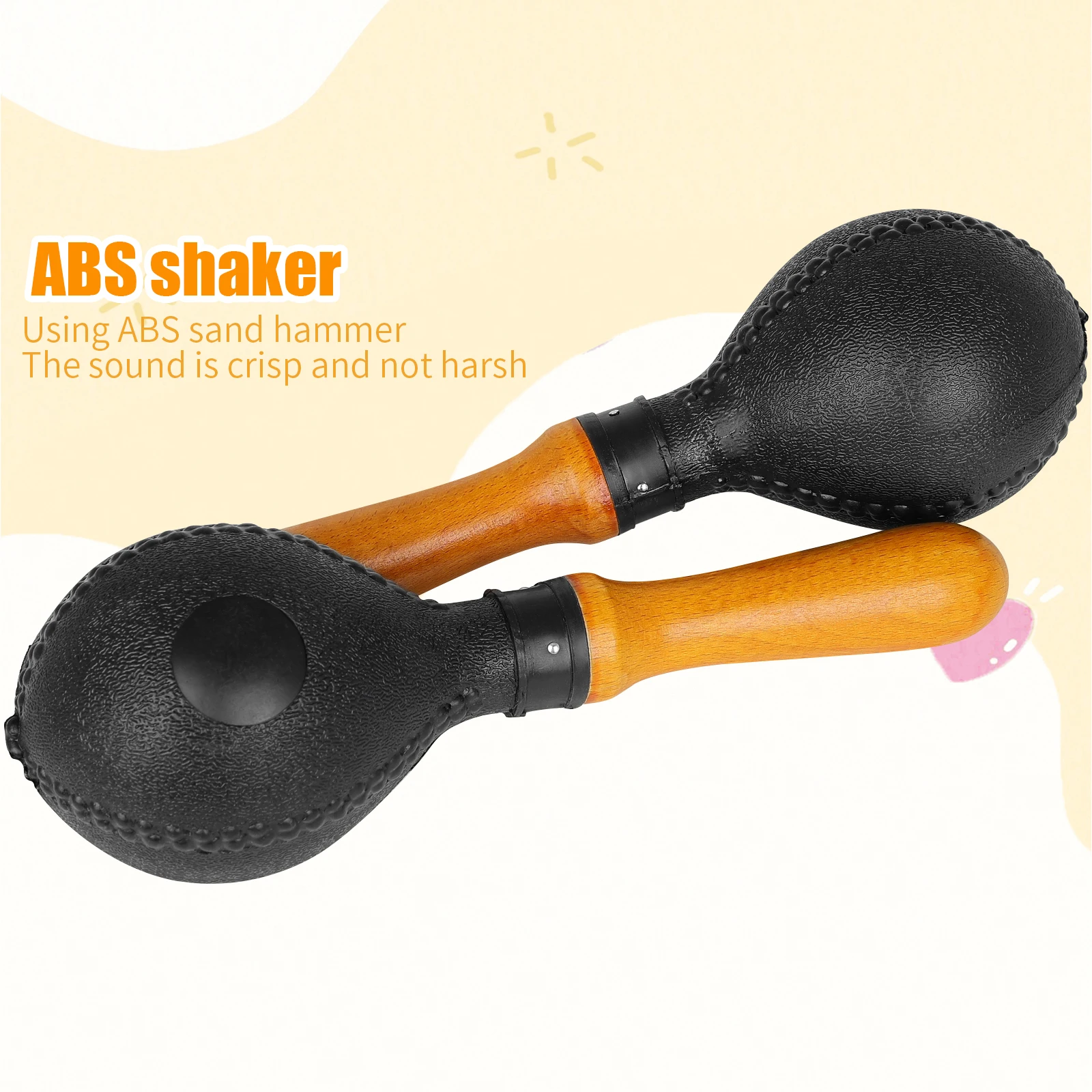 أورف الرمال المطرقة خشخيشات أداة قرع لحفلة KTV خشبية ماراكاس الطفل شاكر لعبة أطفال أدوات تعليمية هدية الموسيقى #4