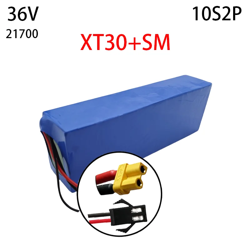 110S2P 36V 30Ah compatibel met motorfiets elektrische fiets 21700 5C Power oplaadbare lithiumbatterij voor scooters BMS1