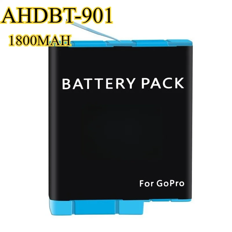 

Аккумулятор для камеры AHDBT-901, 1800 мАч, подходит для Gopro Hero9 GoPro 11/10/9, аккумулятор для спортивной камеры