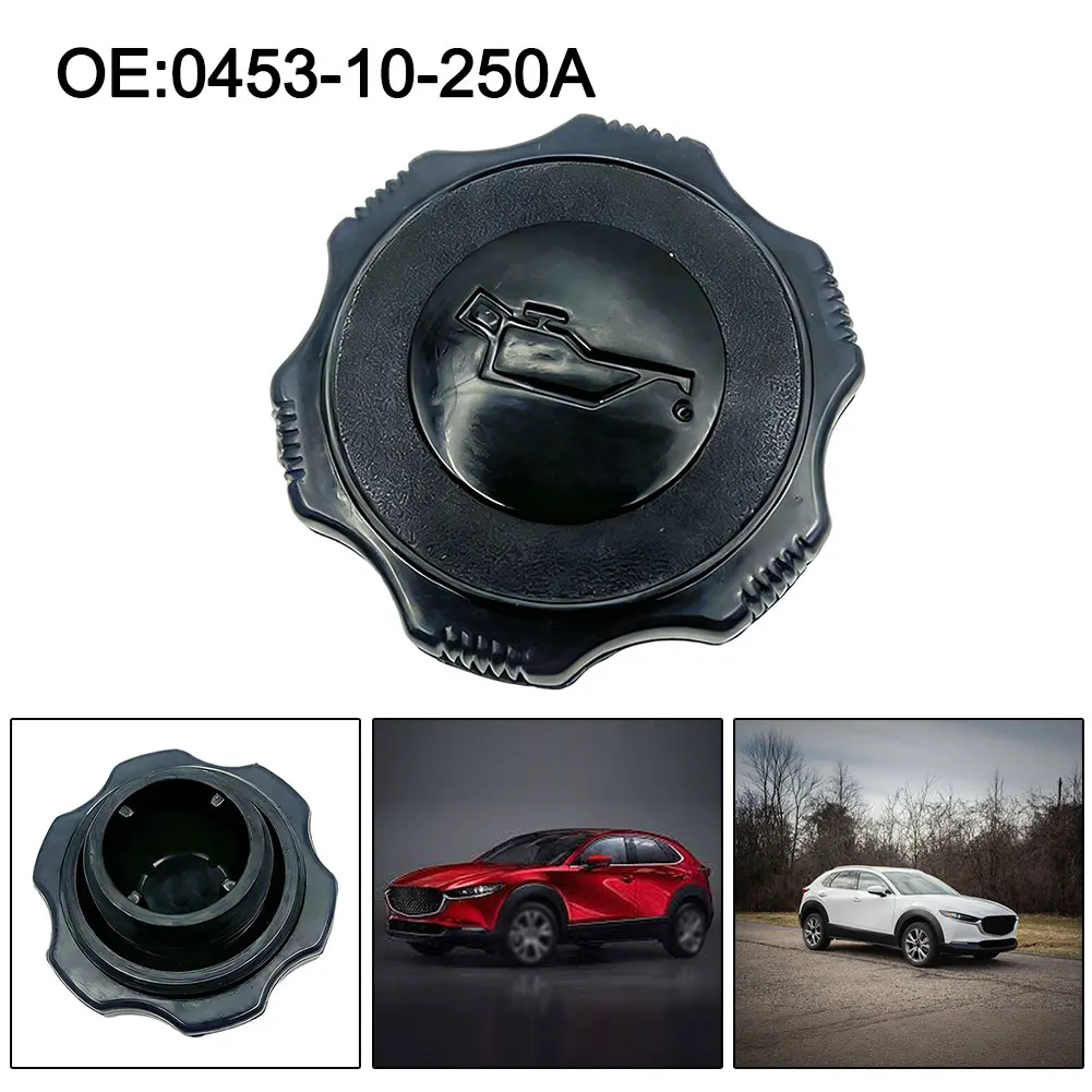 0453-10-250A Oil Filler Cap Plastic Construction OEM Compatible VIN Matching Prevents Leaks Engine Oil Cap Black