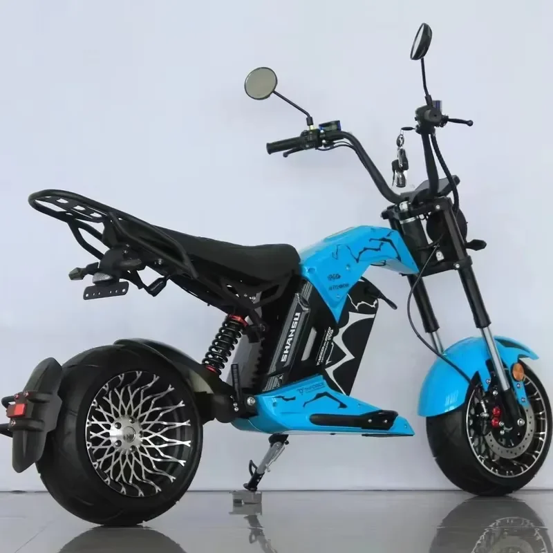 STROVAN Cool EEC 2000W 4000W 60V 40AH Removable Battery Fat Tire Electric Scooter Citycoco for Adult Electric Motorcycle