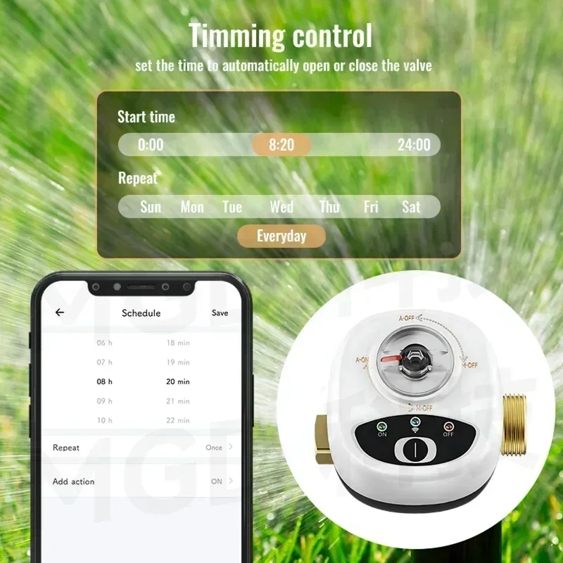 EWelink Smart Water Valve ZigBee Ball Valve DN15/DN20/DN25 APP Remote Control For Alex/Google Assistant/Salute/Alice Farm/Home