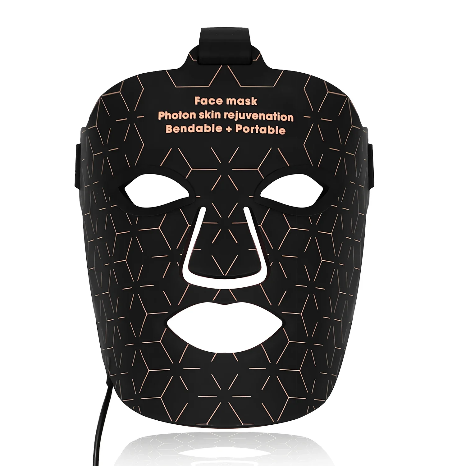 

2024 Sunsred home use mask led light therapy red light led mask silicone facial led mask