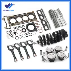 Engine Rebuild Overhaul Kit Crankshaft Con Rods Gasket Seals Kit For Mercedes-Benz M270 W176 C117 W242 W246 CLA250 2.0T M270.920