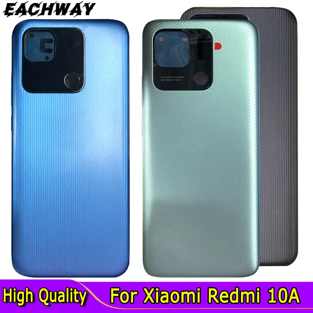 

6.53'' For Xiaomi 10A Battery Cover Door Rear Housing Replacement Parts For Redmi10A Battery Cover New For Redmi 10A Back Cover