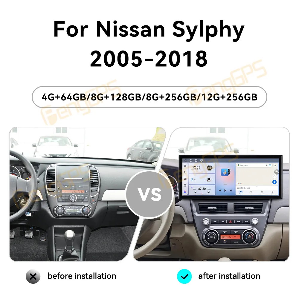 Touch Screen Car Radio For Nissan Sylphy 2005-2018 Android GPS Automotive Multimedia Auto Radio Stereo Receiver Head Unit
