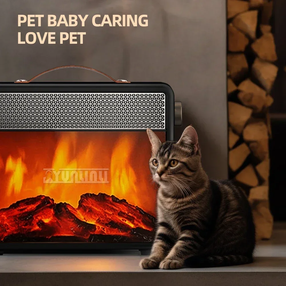 家庭用省エネ電気暖炉、LEDバーナー、模造火炎ヒーター