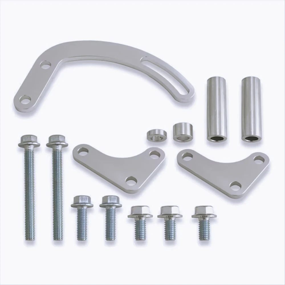 

Z45-#252H Power Steering Pump Bracket for Chevrolet 350 Small Block LWP 551522 (Silver)