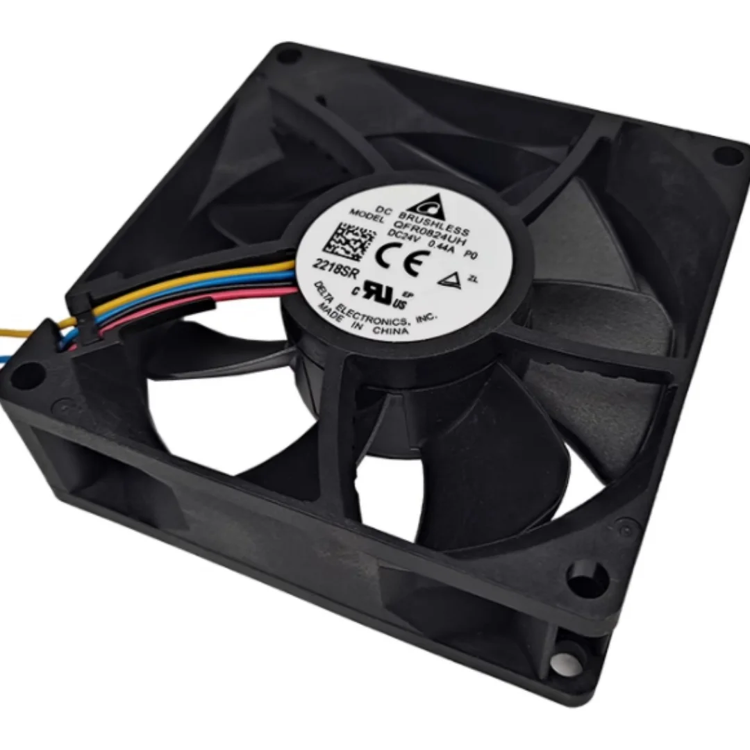 

Delta Electronics QFR0824UH DC 24 В 0,44 А 80x80x25 мм 4-проводной охлаждающий вентилятор для сервера