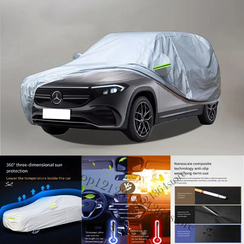 

For Mercedes-Benz-Eqb Auto Anti snow Anti dust Anti-uv Anti peeling paint And Anti Rainwater 210t Car cover protection