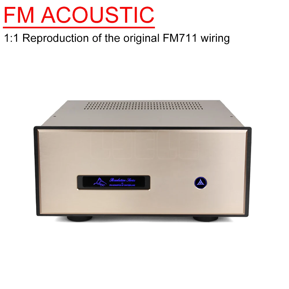 Reference Swiss FM711 Amplifier 260W*2 HiFi Home Theater High-end Audio Sound Amplifier 1:1 replica of the original circuit